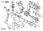 Bosch 0 603 387 042 PSB 500 Percussion Drill 230 V / GB Spare Parts PSB500